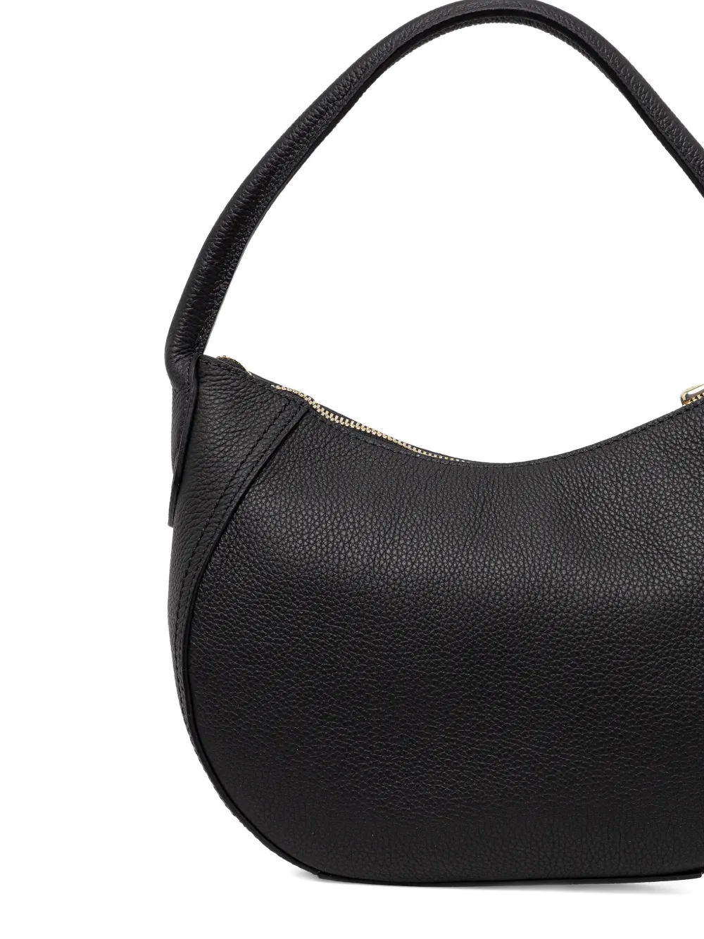 BOSS small curved tote bag Zwart