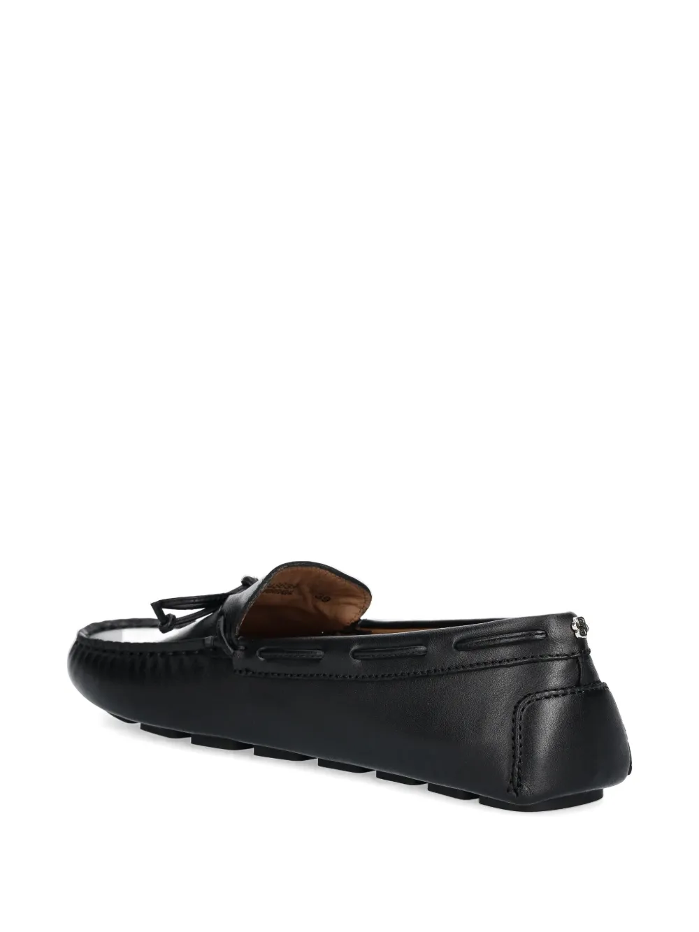 BOSS bow-detail loafers Black