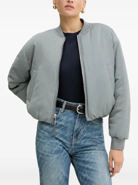 BOSS padded zip-up bomber jacket