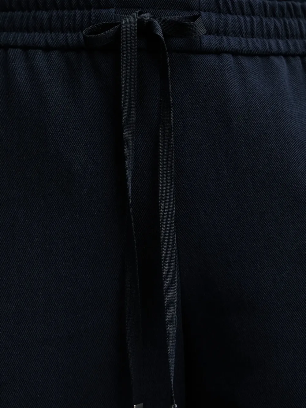 BOSS Broek met trekkoord Zwart