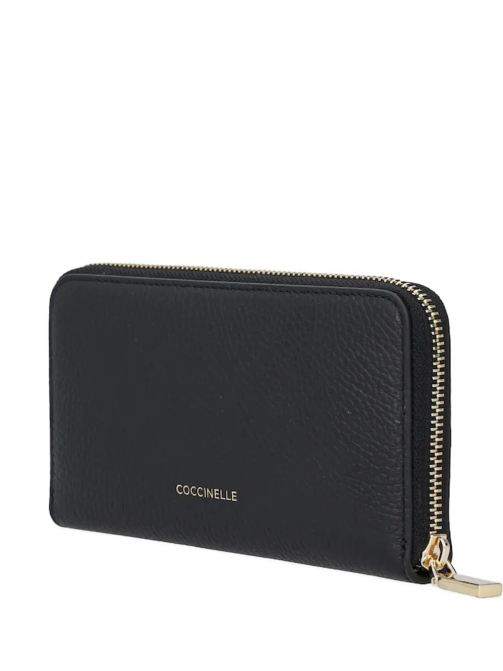 Coccinelle logo-plaque wallet Zwart