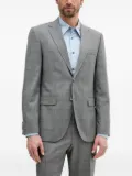 BOSS checked wool suit - Grey