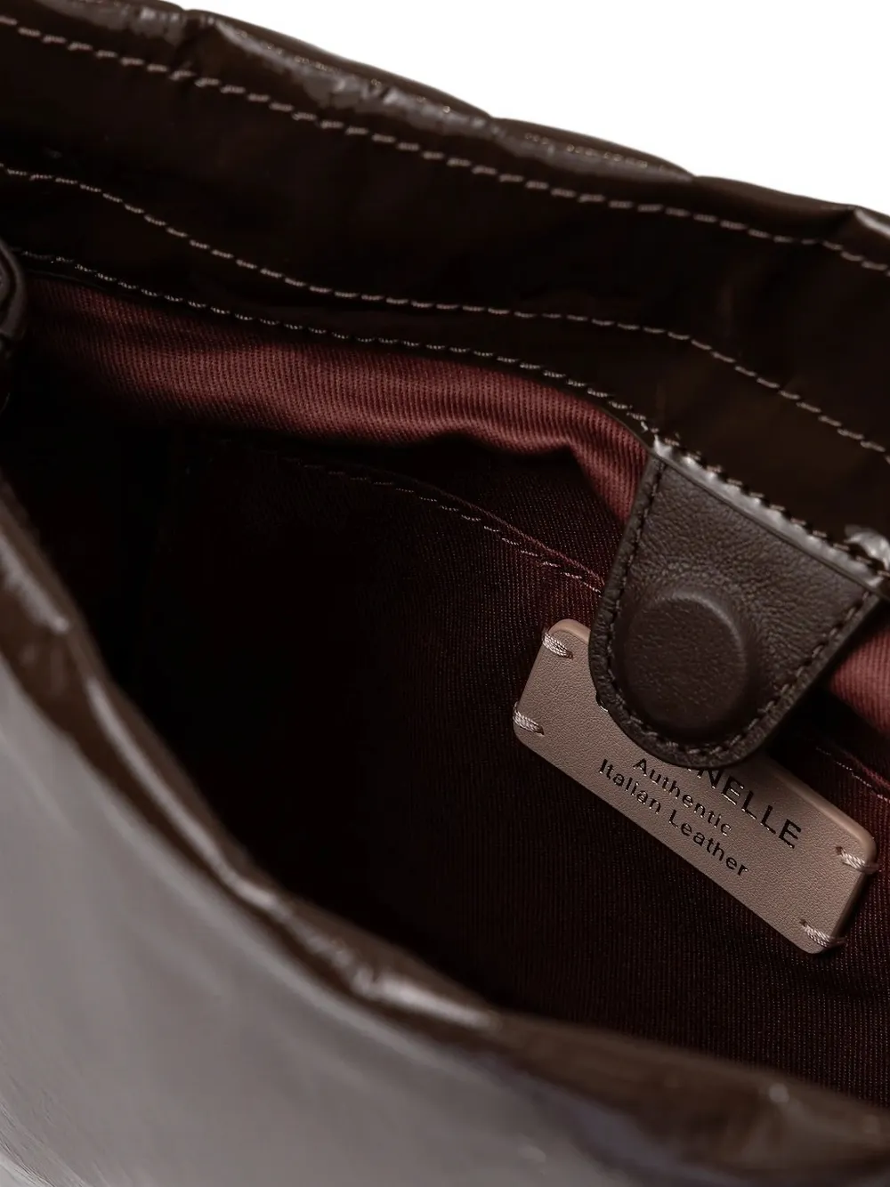 Coccinelle medium Dulse tote bag Bruin