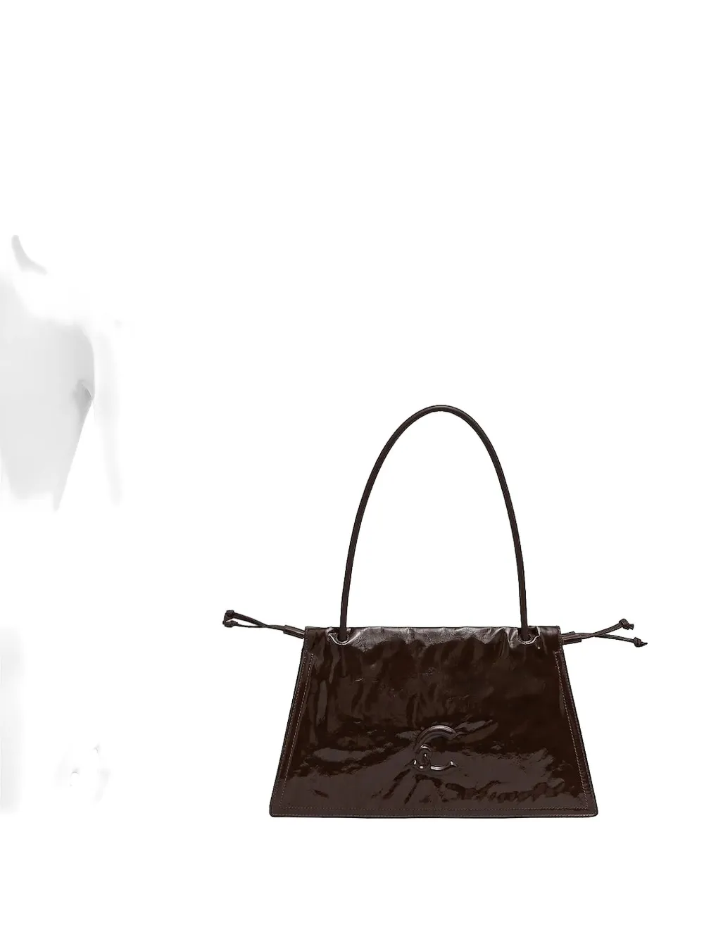 Coccinelle medium Dulse tote bag Bruin