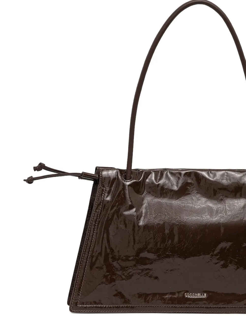 Coccinelle medium Dulse tote bag Bruin