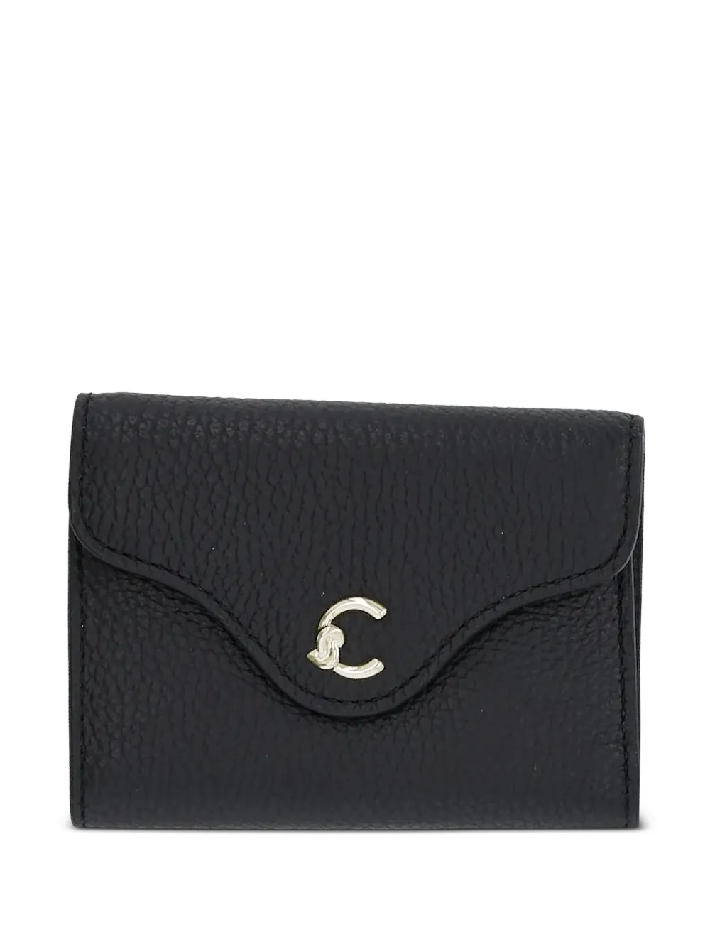 Coccinelle leather clasp wallet | Black | Image 1