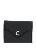 Coccinelle leather clasp wallet - Black