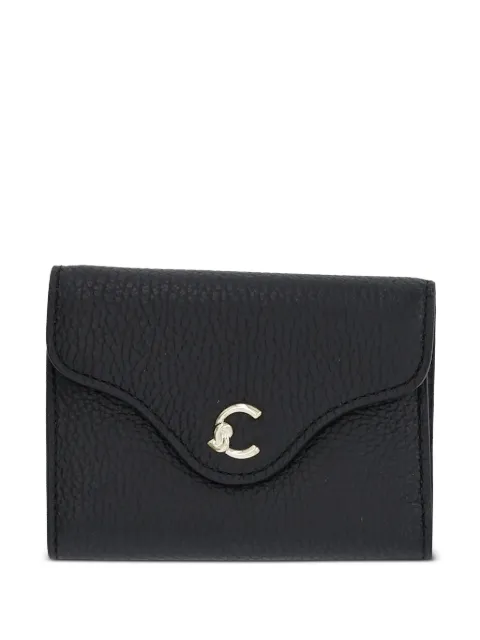 Coccinelle cartera de piel con broche