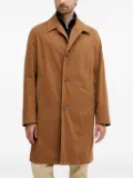 BOSS button-fastening coat - Brown
