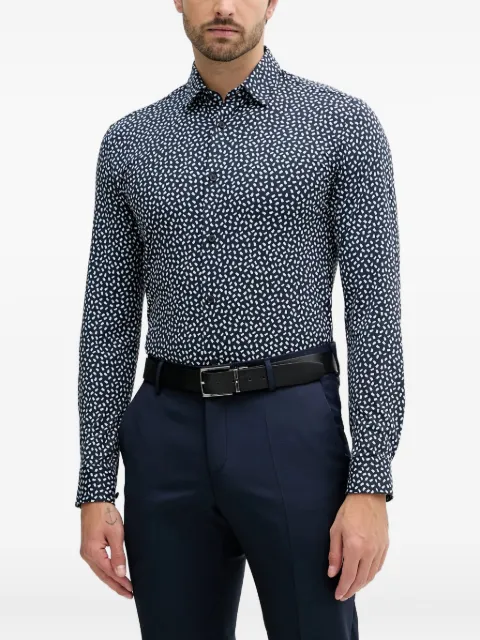 BOSS abstract-print shirt