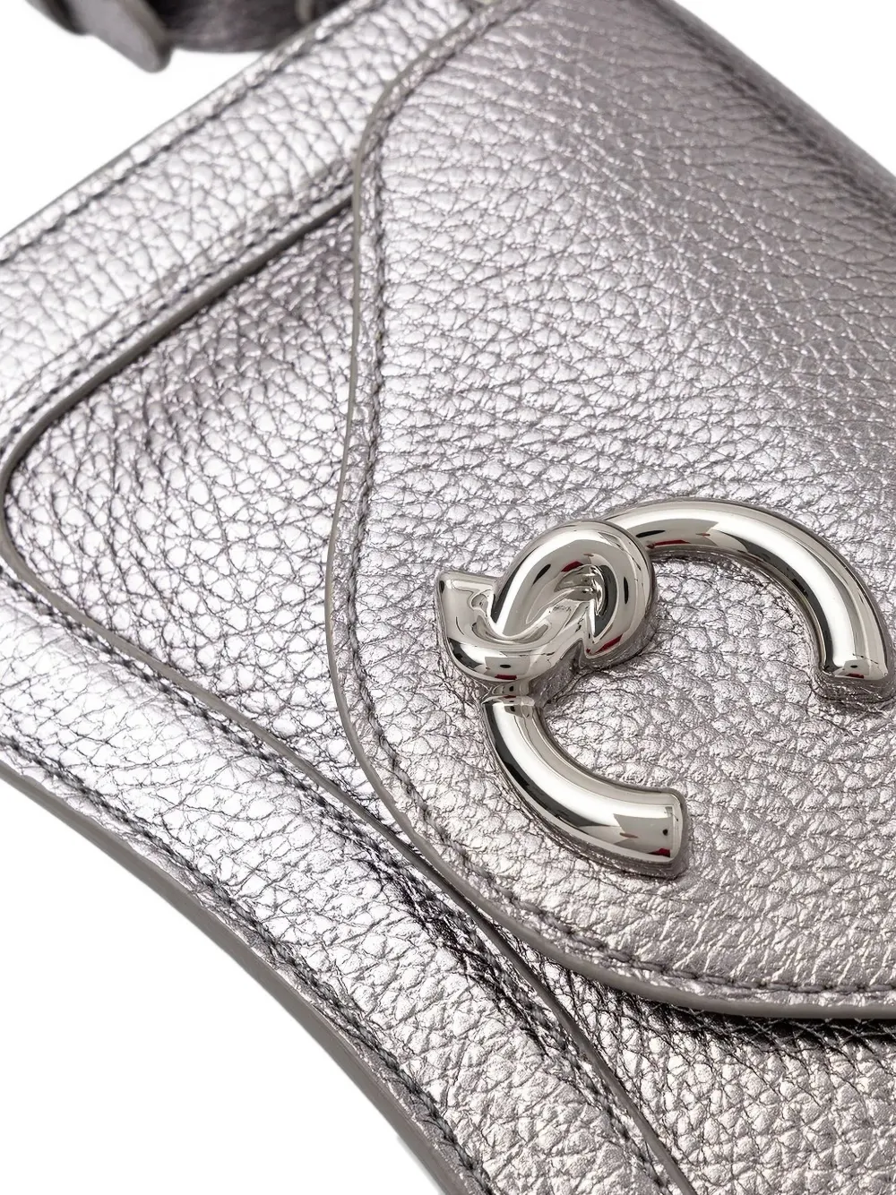 Coccinelle mini C-Me leather tote bag Grijs