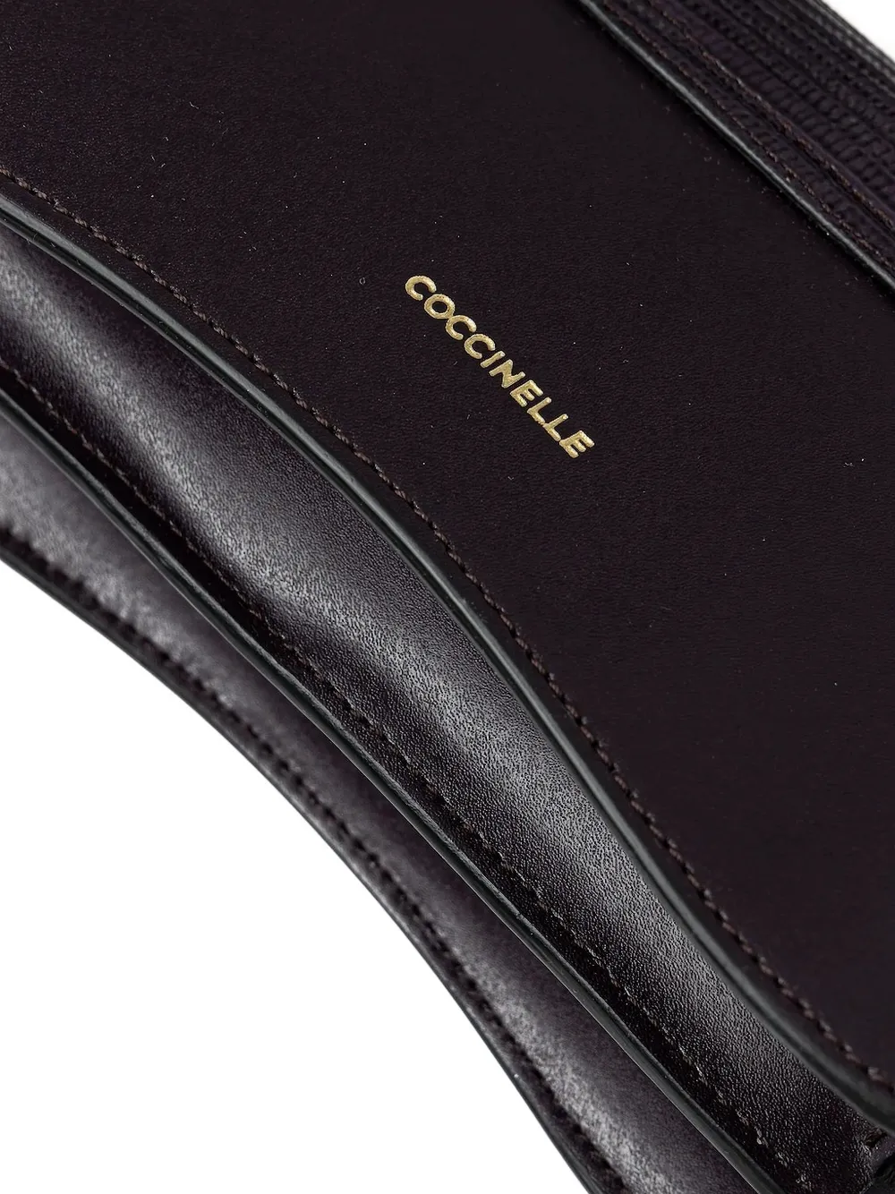 Coccinelle embossed-leather cross body bag Paars