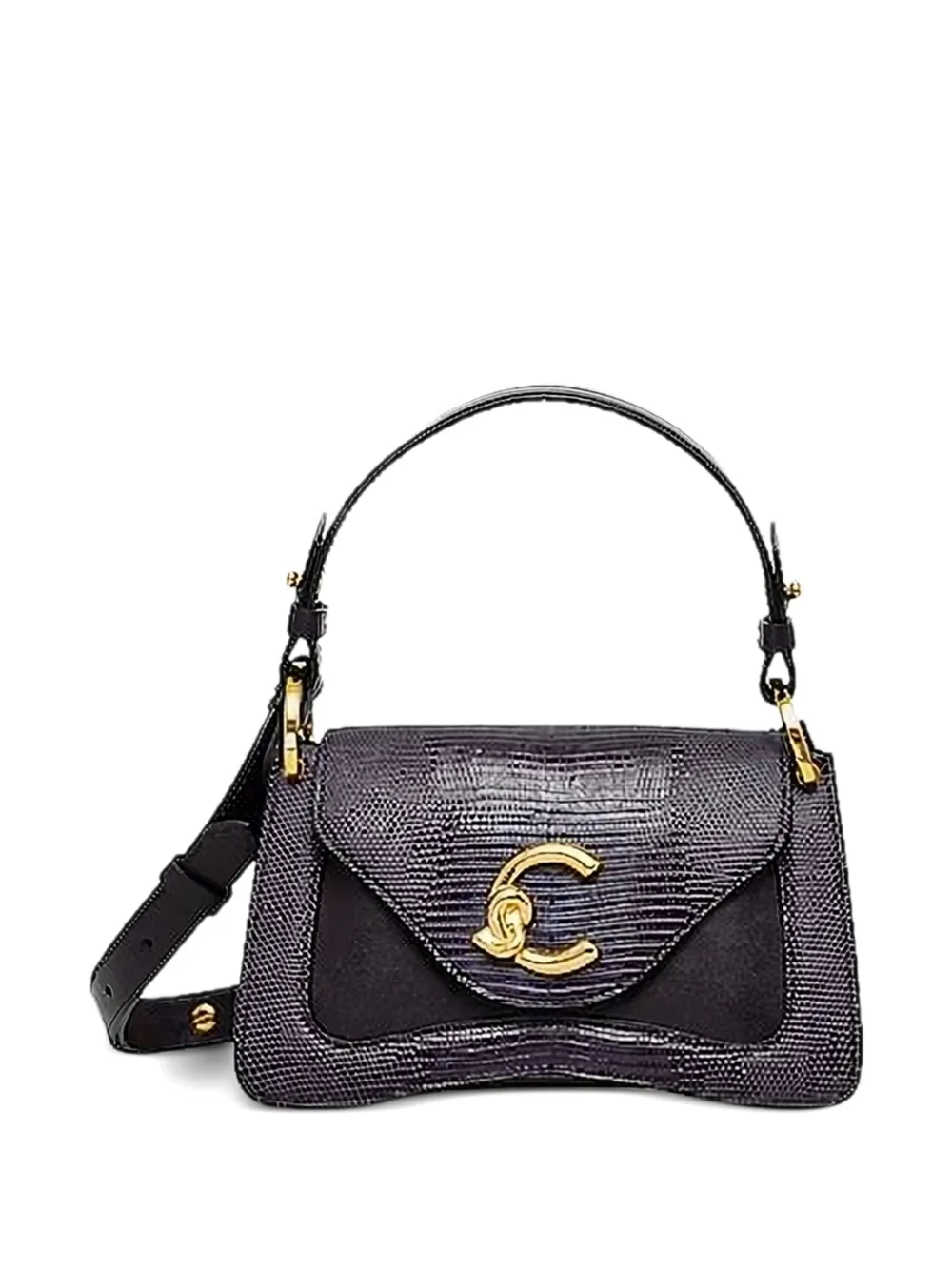 Coccinelle embossed-leather cross body bag | Purple | Image 1