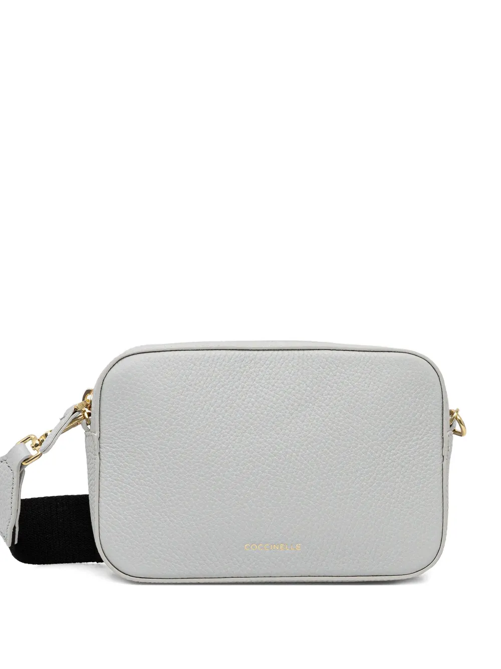 lettering leather crossbody bag