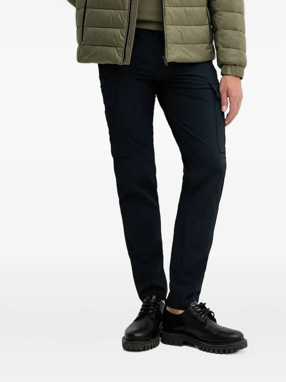 BOSS cargo-pocketstrousers Blauw
