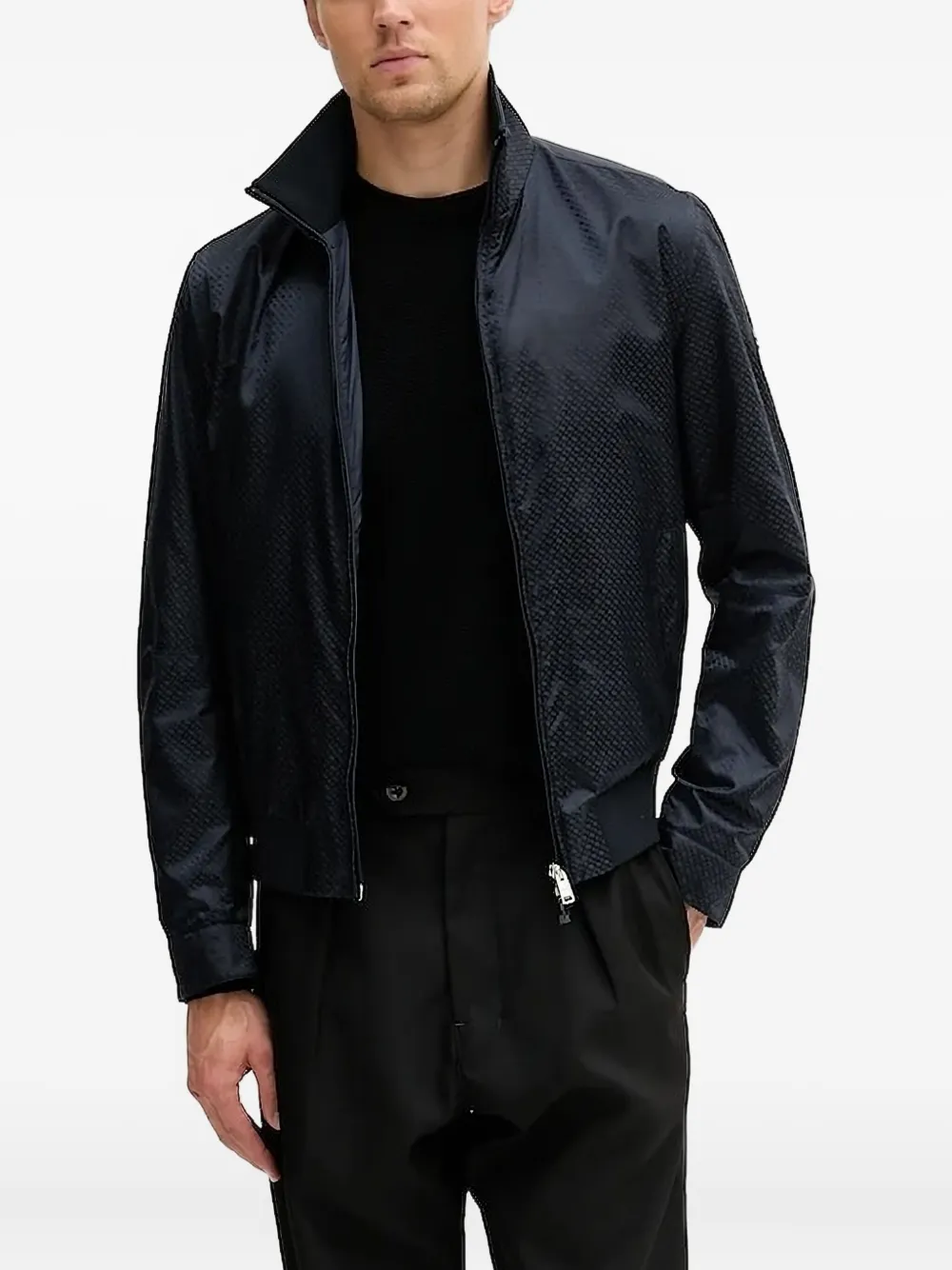 BOSS logo zip-fastening jacket | Blue | Image 1