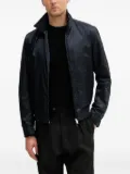 BOSS logo zip-fastening jacket - Blue