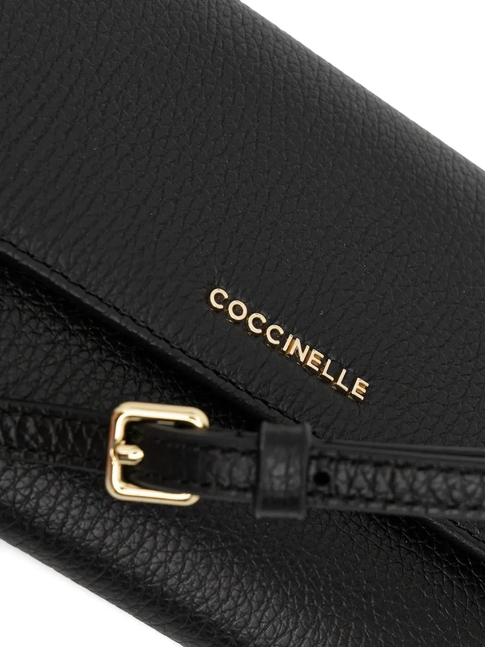 Coccinelle Geruite portemonnee Zwart