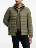 BOSS logo-plaque half-zip sweatshirt - Green