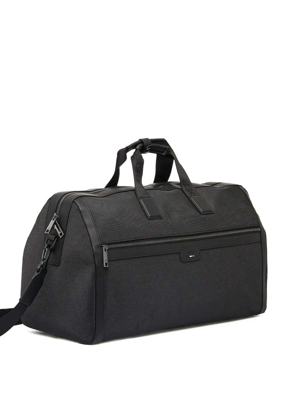 BOSS debossed-logo zipped holdall | Black | Image 1