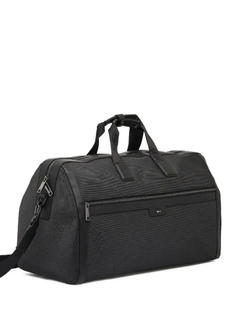 BOSS debossed-logo zipped holdall