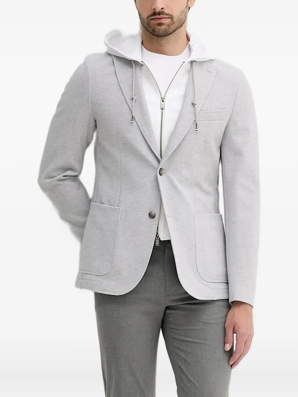 Hugo Boss Pocket Short-sleeve T-shirt In Gray