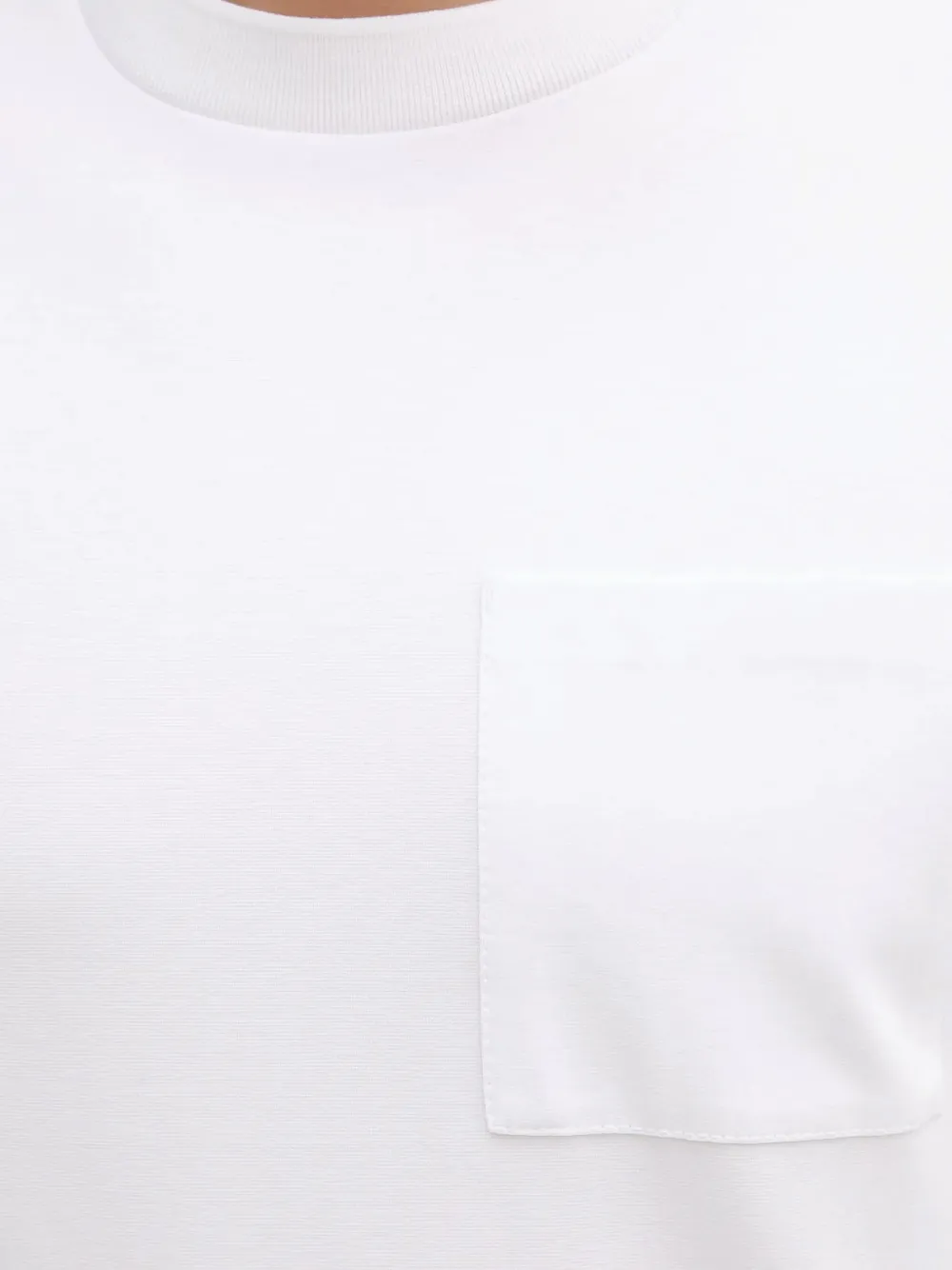 BOSS T-shirt met zak en korte mouwen Wit