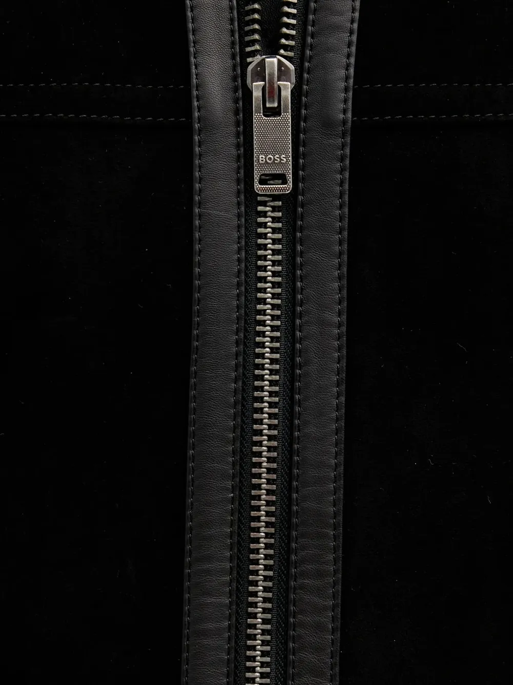 BOSS Bomberjack met rits Zwart