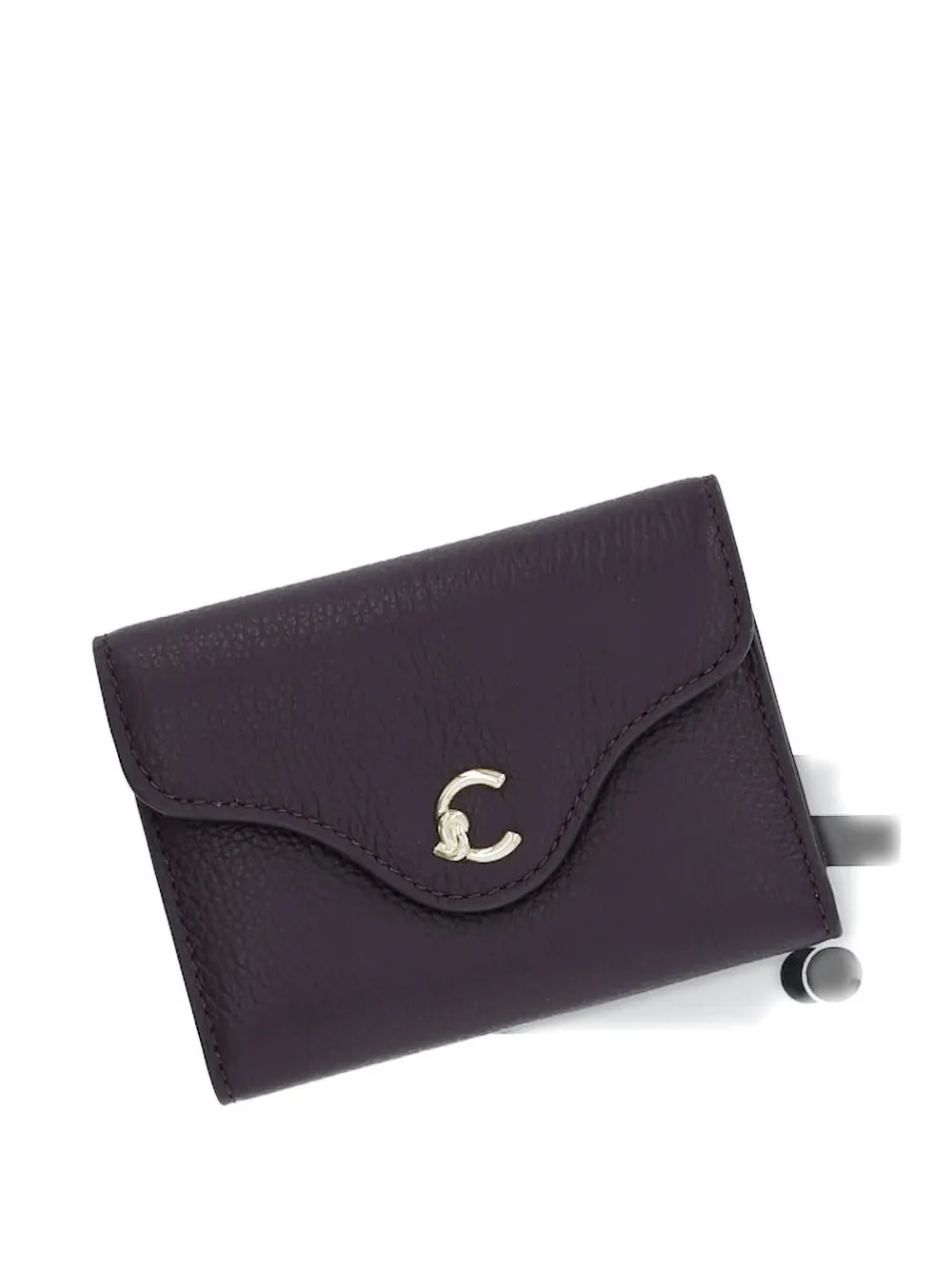 Coccinelle C-Me leather wallet V87 PRUNE