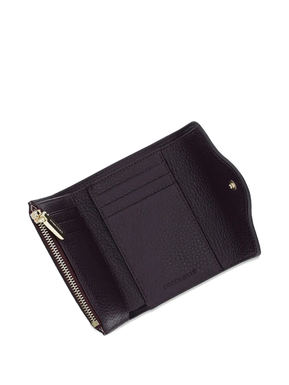 Coccinelle C-Me leather wallet V87 PRUNE