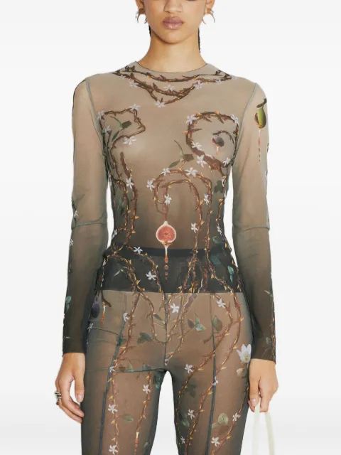 Di Petsa fig-print crew-neck T-shirt
