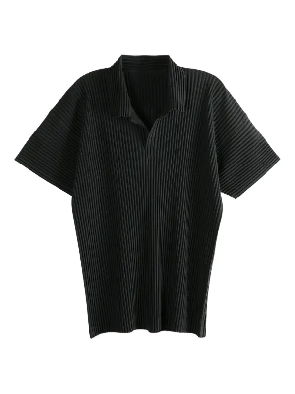 HOMME PLISSE ISSEY MIYAKE ブラック 半袖Tシャツ Homme Plissé Issey Miyake Basic T-shirt | Black | FARFETCH