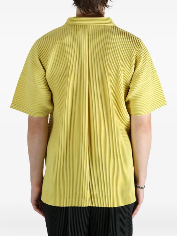 Homme Plissé Issey Miyake Pleated short-sleeve Shirt