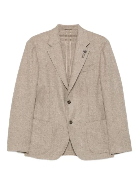 Lardini patch-pocket two-button jacket