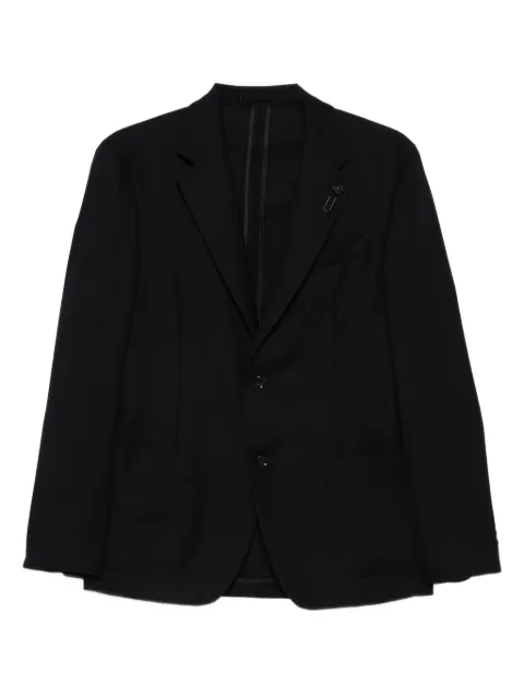Lardini patch-pocket single-breasted blazer