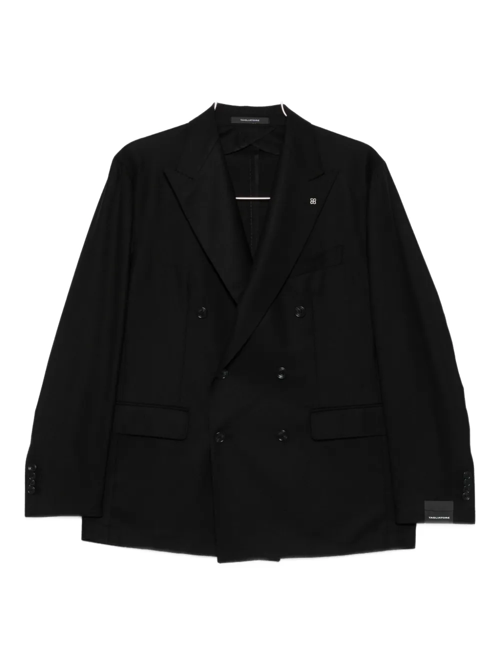 Tagliatore double-breasted suit Zwart