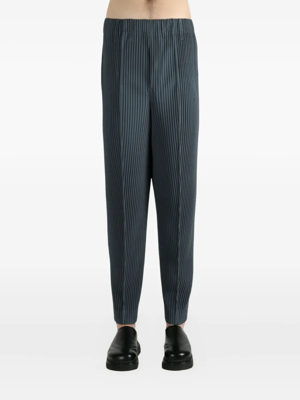 Homme Plissé Issey Miyake pleated trousers - Blauw
