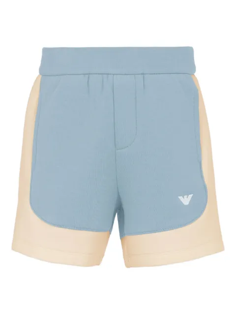 Emporio Armani Kids embroidered-logo shorts