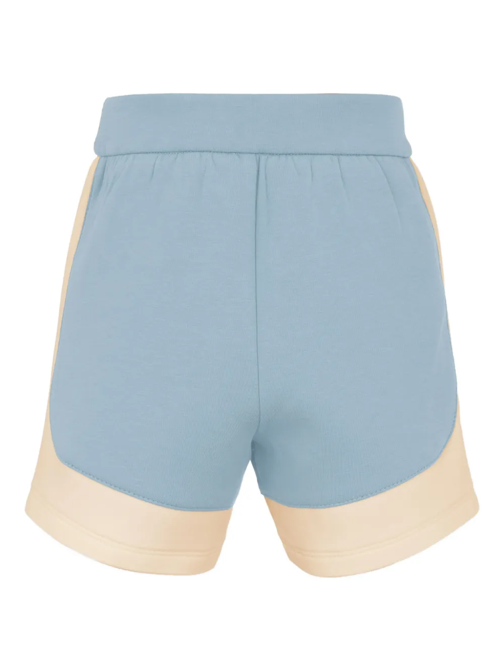 Emporio Armani Kids embroidered-logo shorts - Blauw