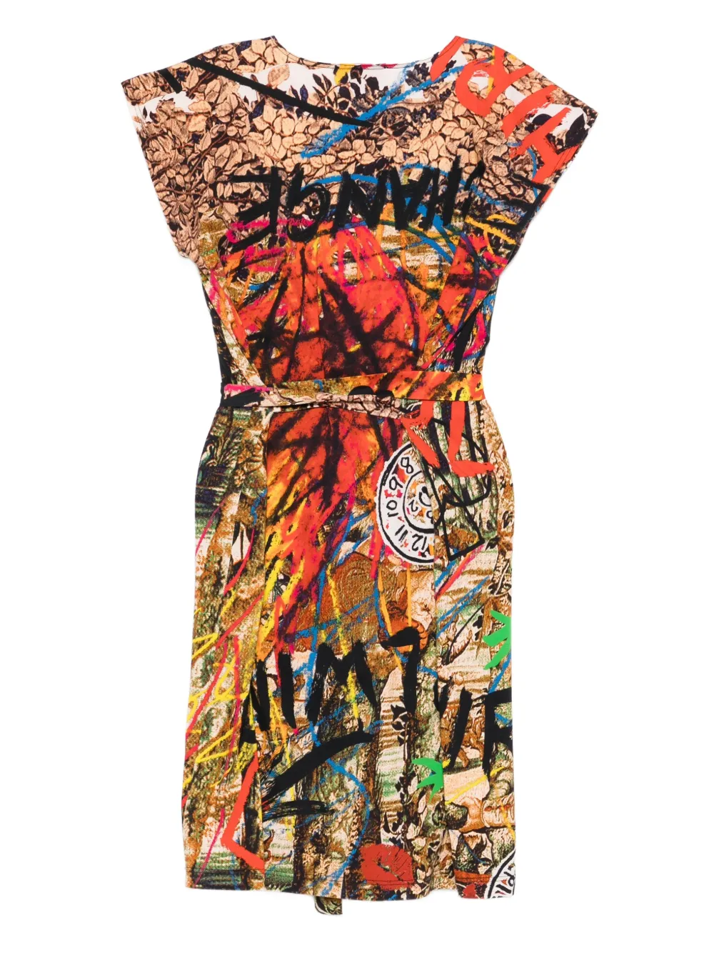 Vivienne Westwood Pre-Owned 2019 jurk met graffiti-print - Rood