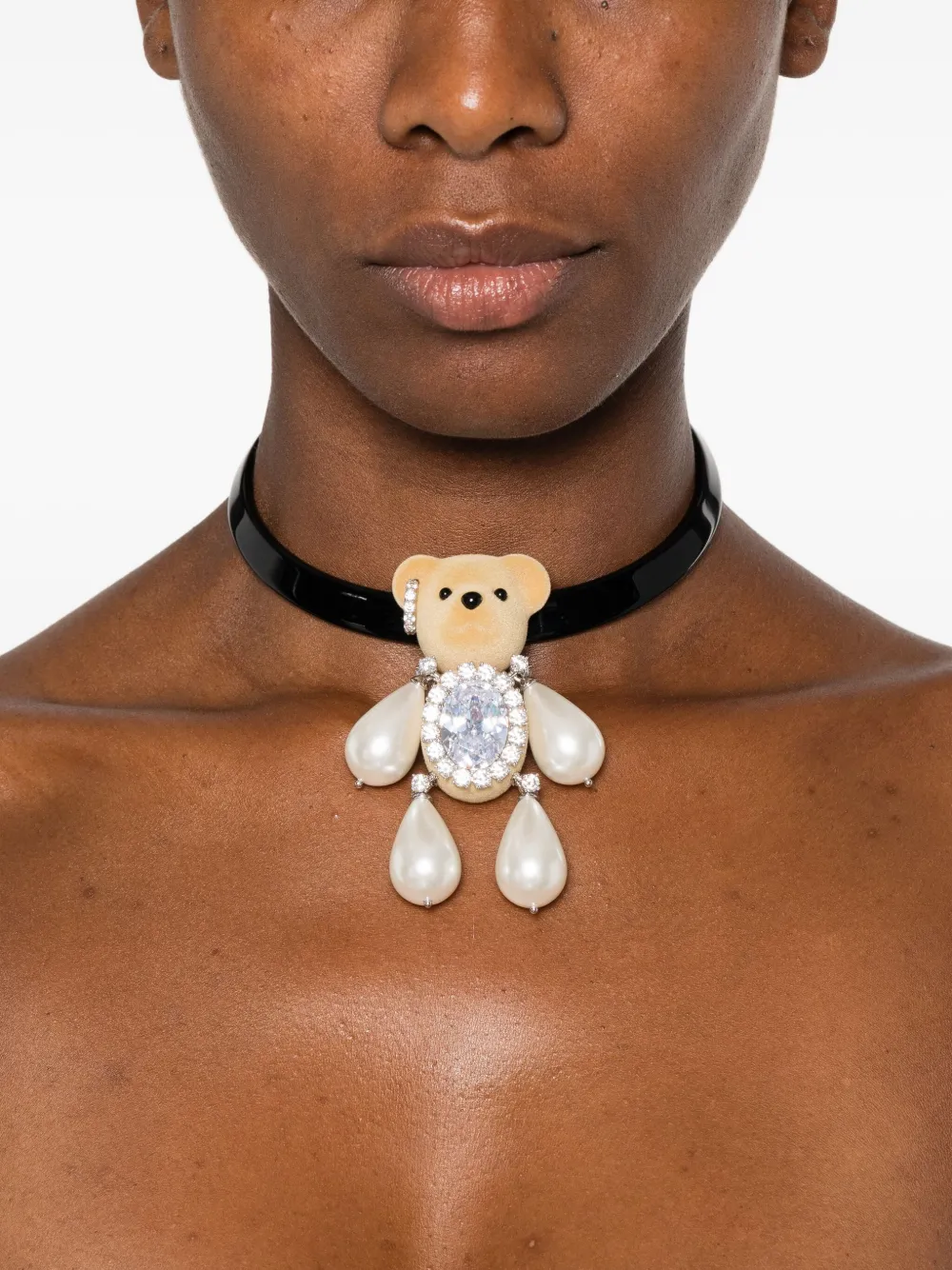 YVMIN embellished teddy-bear necklace | Image 2