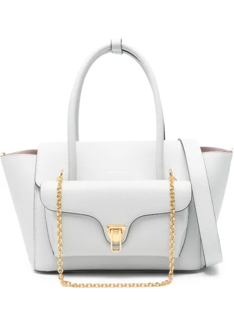 Coccinelle tote de piel con detalle de cadena