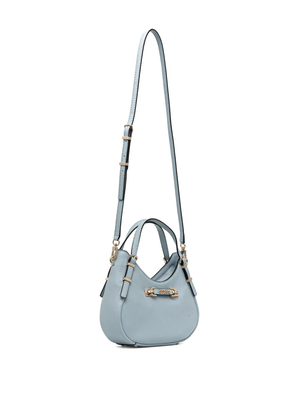 GUESS USA Crossbodytas met logoplakkaat Blauw