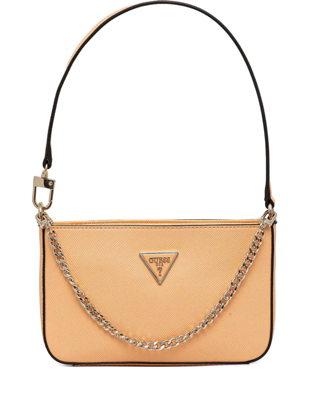 chain zipped shoulder bag