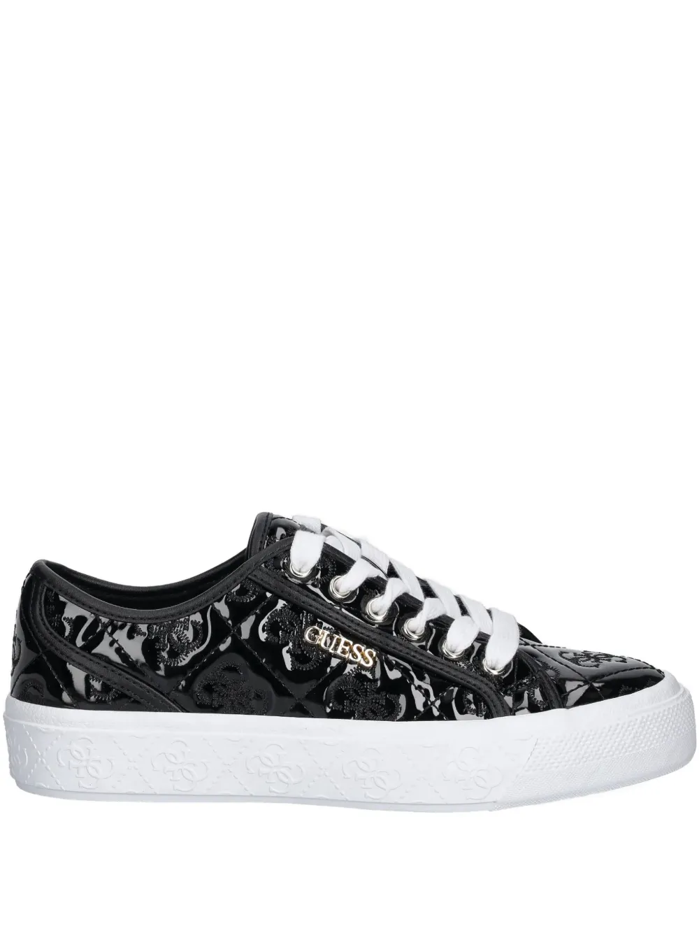 GUESS USA logo-quilted sneakers Black