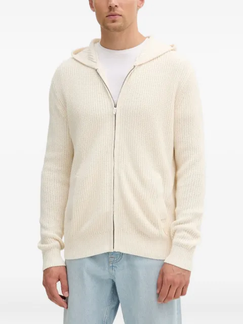 GUESS USA hooded zip-up cardigan
