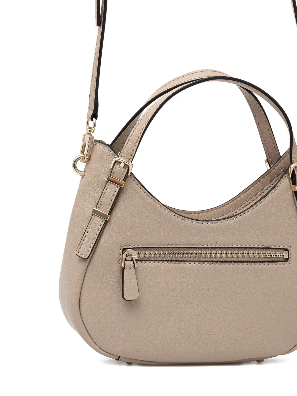 GUESS USA Lefia mini-tas met gewelfd handvat Beige