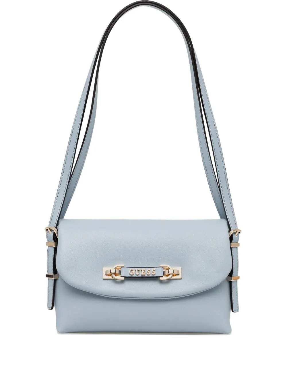 Lefia flap-front buckle shoulder bag