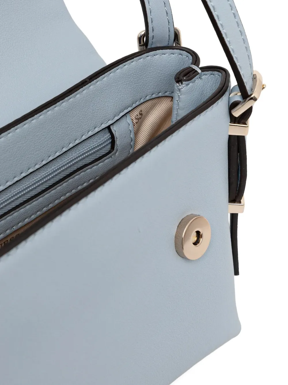 GUESS USA Lefia schoudertas met omslag en gesp Blauw