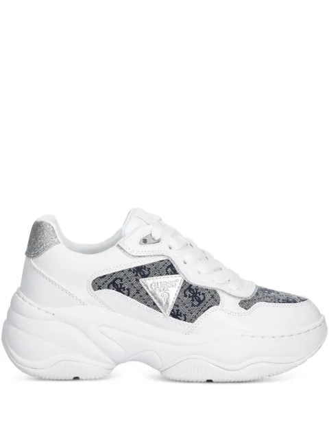 GUESS USA Happy logo-detail chunky sneakers